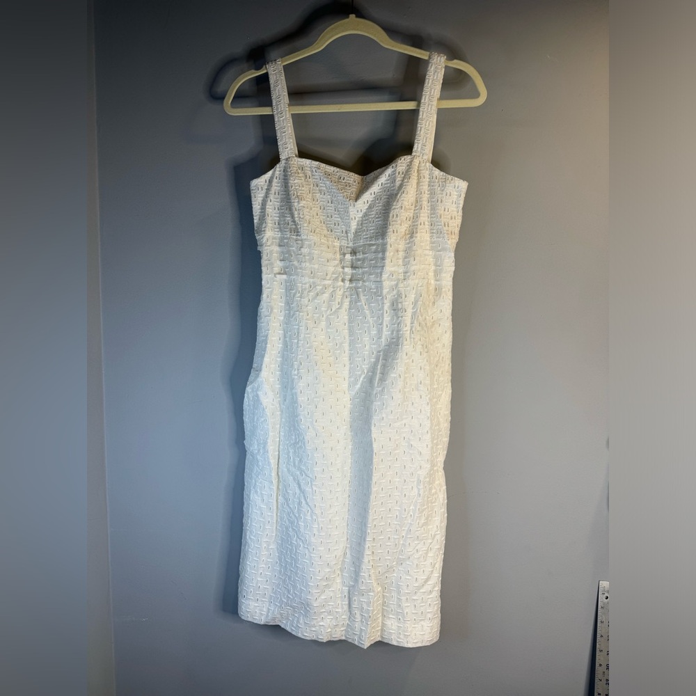 White eyelet dress